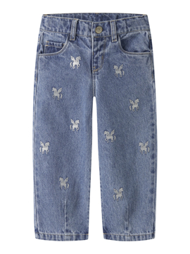 Name It Bella Barrel Glitter Jeans